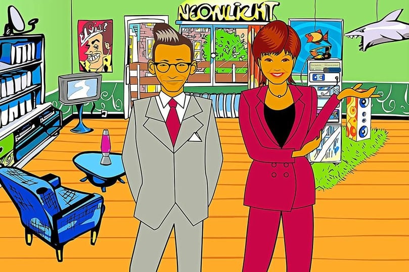 Götz Alsmann und Christine Westermann auf der WDR-Homepage