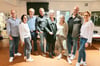 Der (geimpfte) neu gewählte, alte Vorstand der Tennisabteilung des BSV (v.l.): Jürgen Zölzer, Katja Vergers, Markus Held,  Klaus Ermeling, Simone Schlagheck, Elke von Zeddelmann, Ansgar Merten und  Heike Feischen.  Es fehlen Jörn Bresgott. 