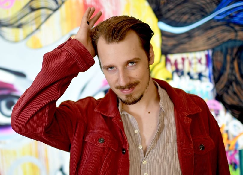 Der Rapper Lukas Strobel alias Alligatoah.
