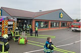 In den Büroräumen des Lidl-Marktes an der Laurenzstraße ist am Mittwochvormittag ein Feuer ausgebrochen.