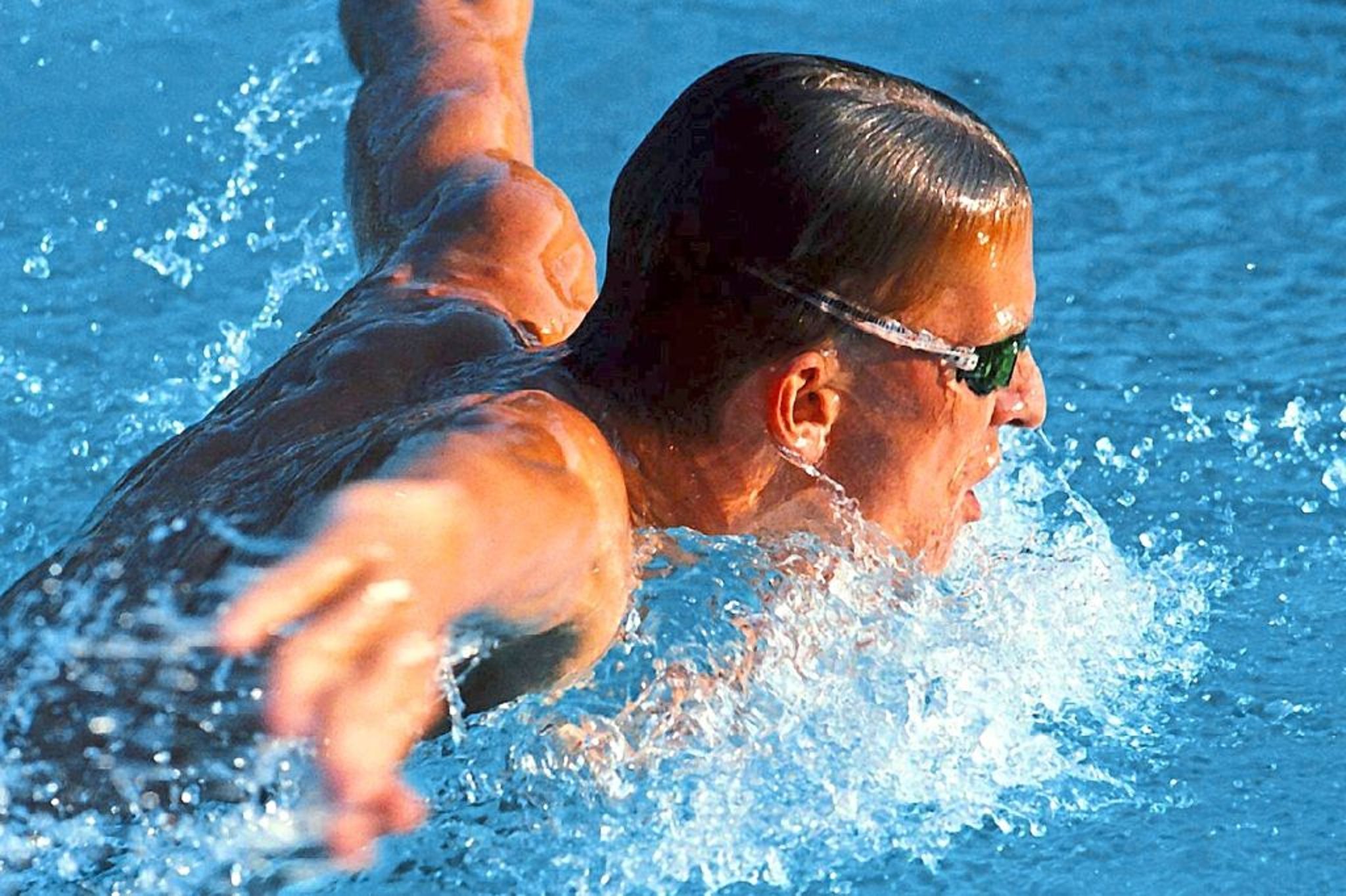 Michael Groß eröffnet Freizeitbad Aqua Fun