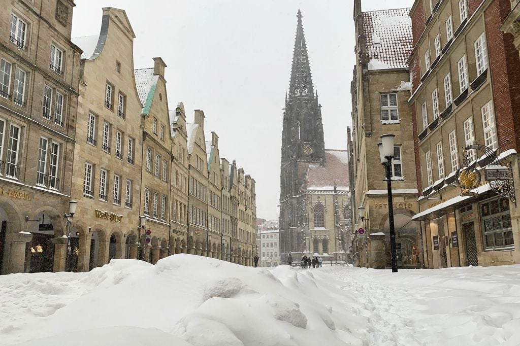 Als Münster im Schnee versank