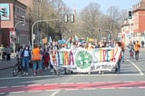 Tausende haben sich am Freitag (25. März) dem Klimastreik in Münster angeschlossen, zu dem „Fridays for Future“ aufgerufen hatte.
