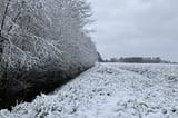 Schnee am 1. April in Westbevern-Dorf und in Vadrup