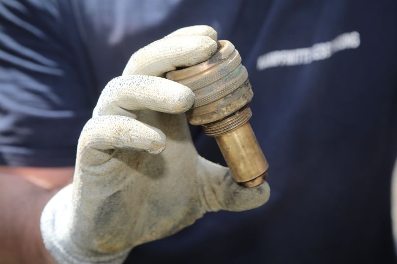 Der Zünder der Bombe