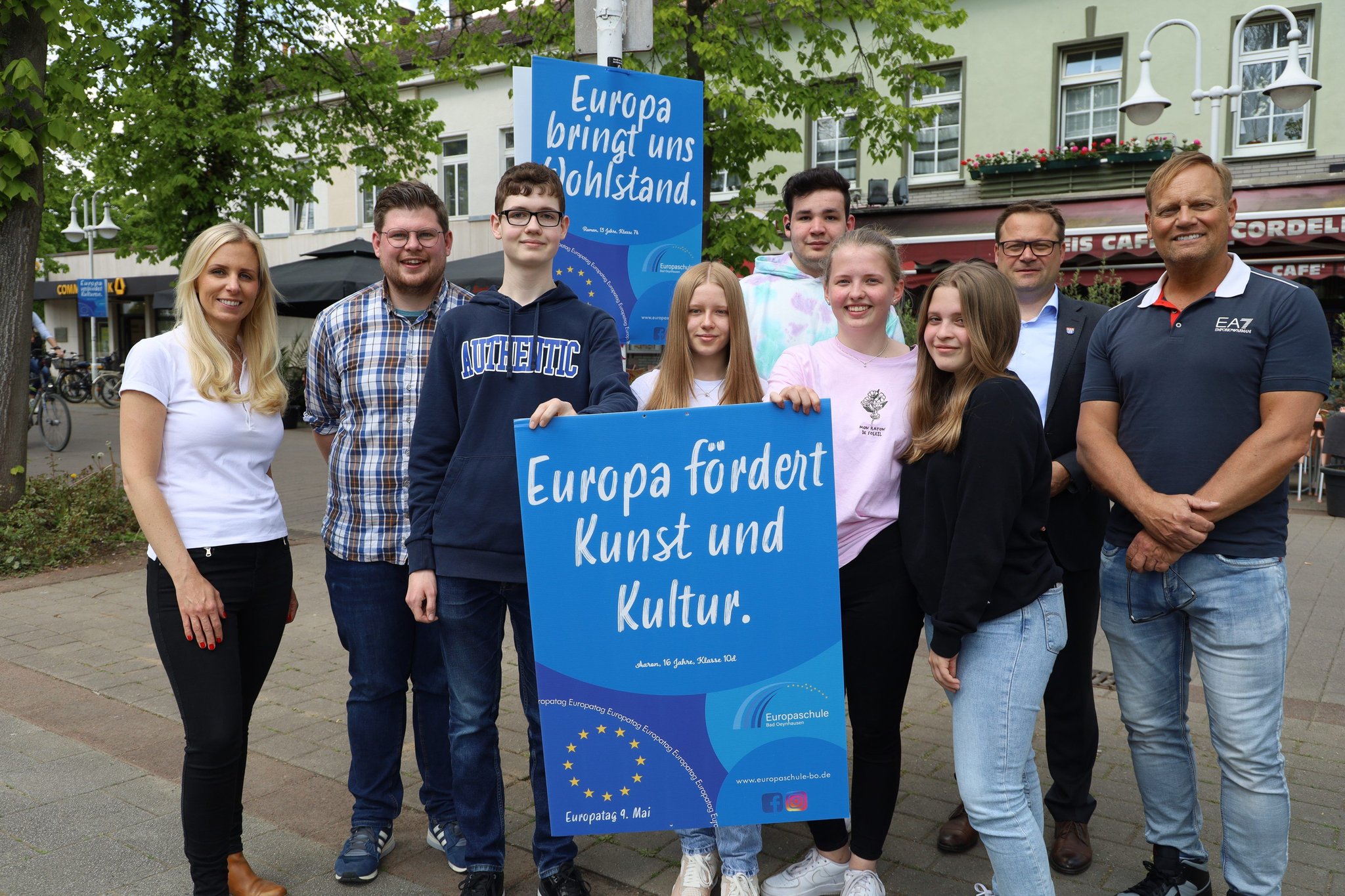 Bad Oeynhausen: Europaschule mit Plakataktion