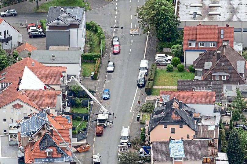 Ein Tornado hatte am 20. Mai 2022 massive Schäden in Paderborn verursacht.
