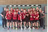Großer Jubel bei den A-Jugendlichen der Handballfreunde. Sie steigen nach einem langen Turniertag in die Verbandsliga auf.