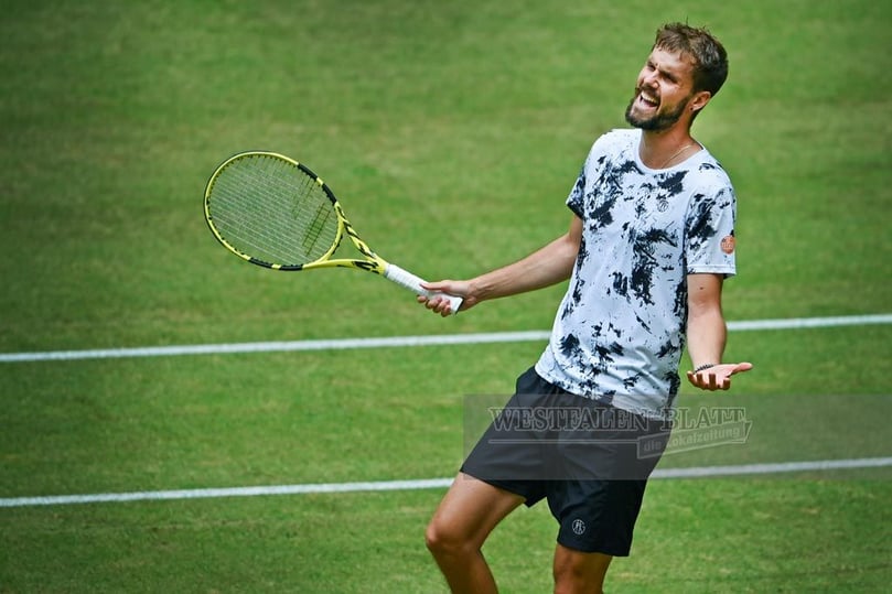 Oscar Otte, der letzte im Teilnehmerfeld verbliebene Deutsche, gewann am Freitag sein Viertelfinalspiel gegen den Russen Karen Khachanov.
