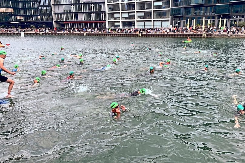 Nach zwei Jahren Pause hat in Münster am Sonntag wieder der Sparda Münster City Triathlon stattgefunden.