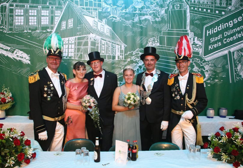 Beim Schützenfest in Hiddingsel sicherte sich Olaf Hagemann die Königswürde.