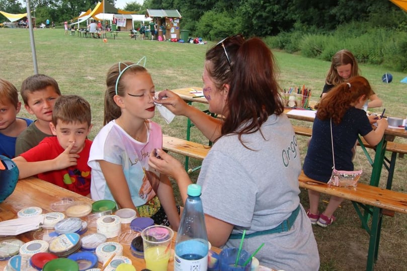 Spiel, Sport, Spaß: Die Mammutspiele im Sportpark Nord begeisterten die Kinder auch am dritten Tag.