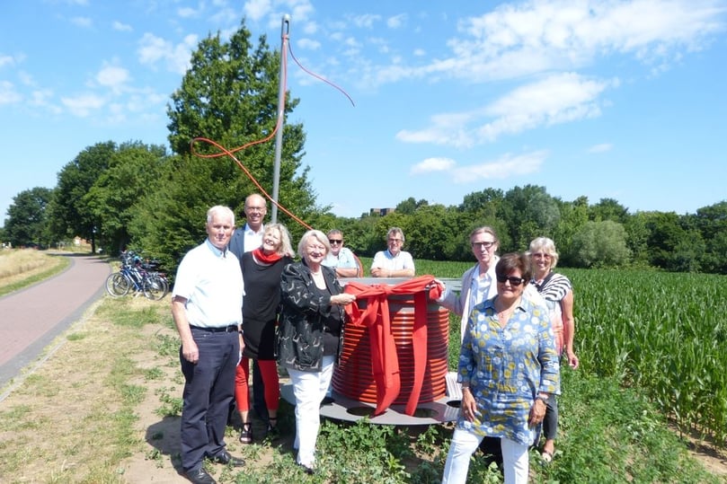 EFI Greven Skulpturen Emsdeich