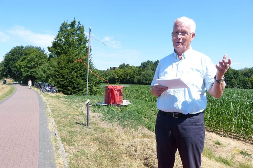 EFI Greven Skulpturen Emsdeich
