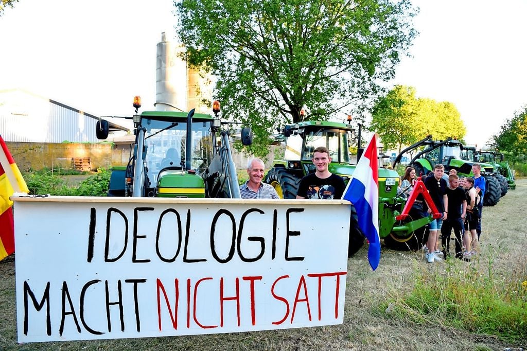 Protest An Der Landstraße