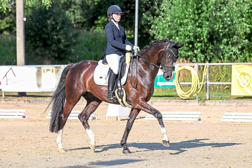Alissa Kuhlmann auf Belthain ZRFV Coesfeld-Lette Prüfung 17 Dressurturnier RV Bösensell 23. und 24. Juli 2022 Foto: Denise Gehltomholt
