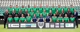 Preußen Münsters Kader für die Saison 2022/23 (oben von links): Yassine Bouchama, Nicolai Remberg, Andrew Wooten, Joel Amadi, Niko Koulis, Gerrit Wegkamp, Simon Scherder, Alexander Hahn, Kevin Schacht, Dennis Daube und Noah Kloth. Mitte von links: Sascha Hildmann, Louis Cordes, Carsten Nulle, Tim Geidies, Dennis Grote, Darius Ghindovean, Marc Lorenz, Matthias Sieme, Kira Loose, Cornelius Müller-Rensmann, Helge Dahms und Harald Menzel. Unten von links: Henok Teklab, Manfred Kwadwo, Thomas Kok, Lukas Frenkert, Tom Müller, Max Schulze Niehues, Roman Schabbing, Alexander Langlitz, Deniz Bindemann, Thorben Deters und Shaibou Oubeyapwa.