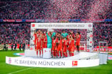 Am Ende der Bundesliga-Saison 2021/2022 feierte der FC Bayern München die zehnte Deutsche Meisterschaft in Serie. Macht der Rekordchampion in der am Freitag (5. August) beginnenden Spielzeit die Elf voll? Unsere Redaktion hat getippt - und zwar wie folgt: