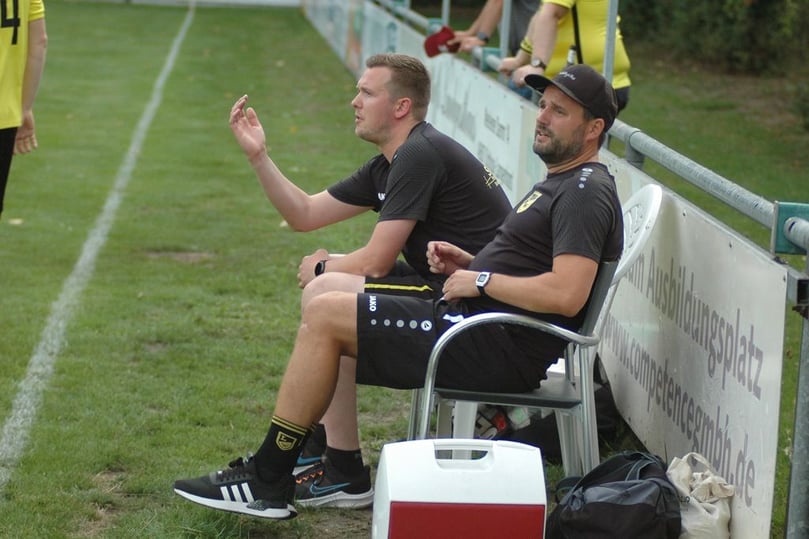Szene aus dem Pokalspiel SpVgg Langenhorst/Welbergen gegen den FSV Ochtrup (0:6) am 4. August 2022.