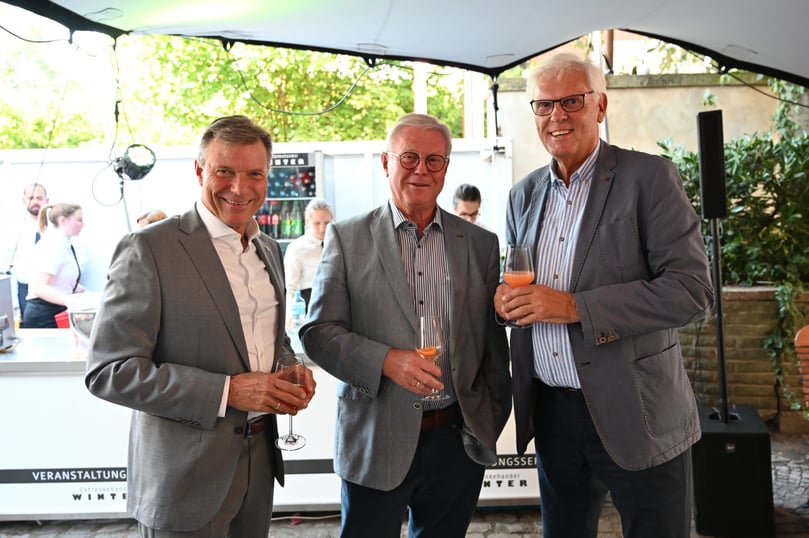 Das Wetter spielte beim Fest mit, der Sommerabend war launig. 