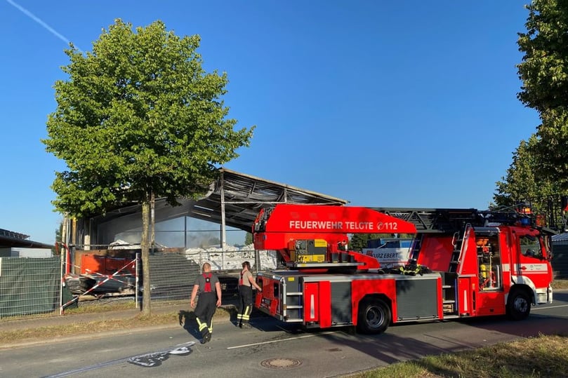 Brand Lagerhalle