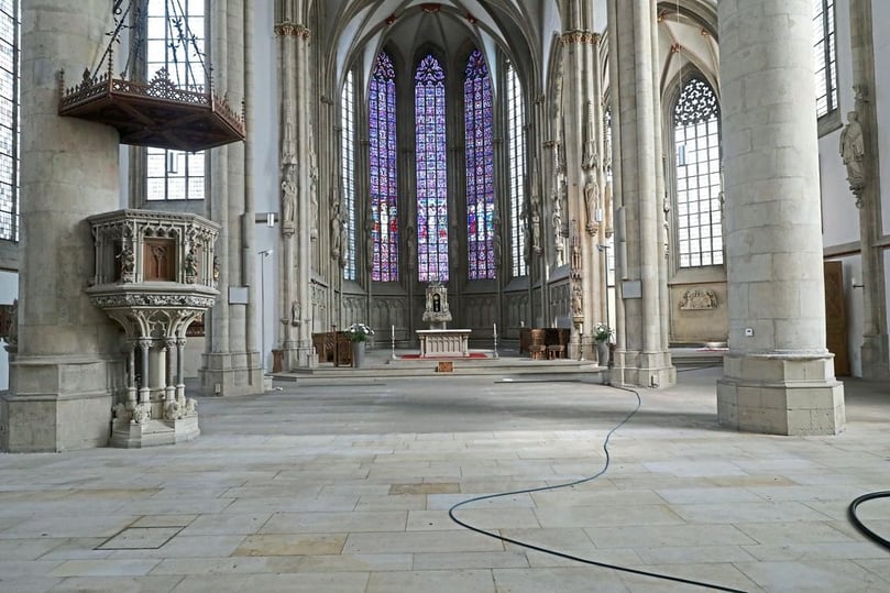Die Lambertikirche von innen