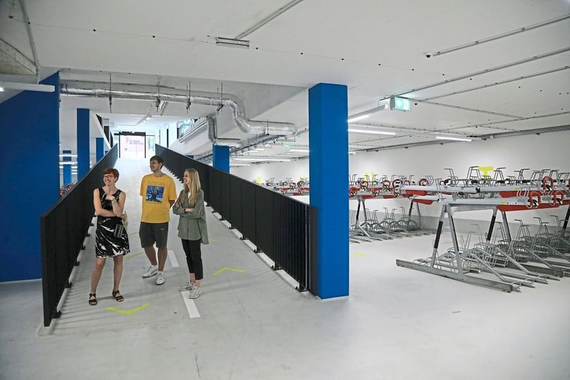 Eröffnung der Radstation Hansator