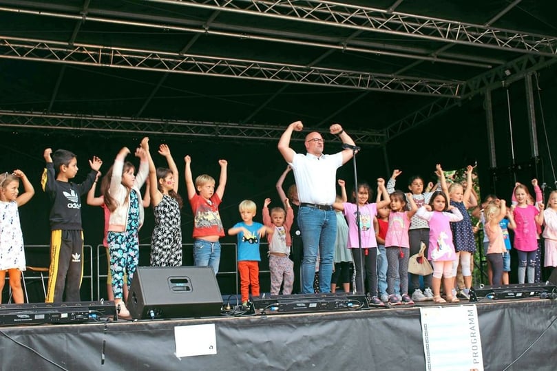 1. Ahlener Familienmesse auf dem Gelände des Juk-Hauses Ahlen