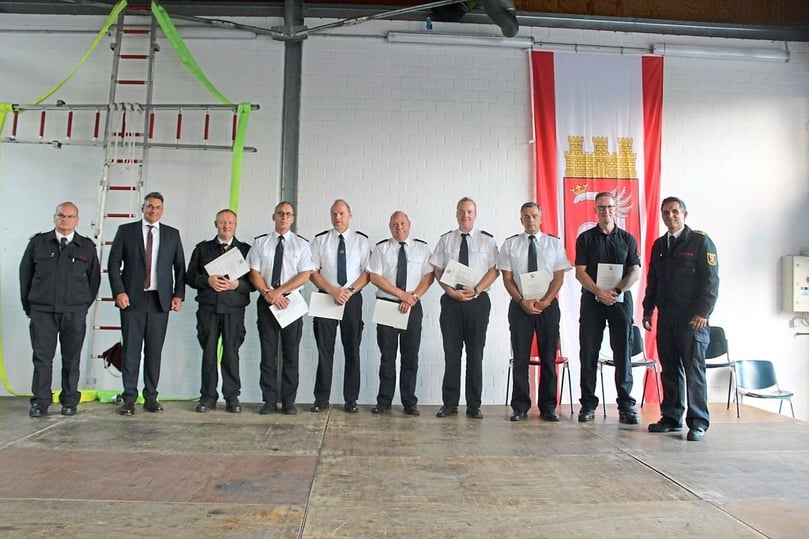 Die Ehrungen bildeten das Herzstück des Florianstags der Freiwilligen Feuerwehr.