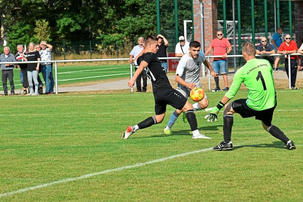 Heidtmann kommt und trifft
