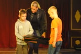 Beim Zirkusprojekt der Grundschule Hausdülmen zeigten die Nachwuchsartisten ihr Können in der Manege.