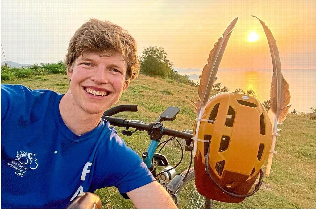 Münsteraner fährt 9000 Kilometer mit 100-Euro-Rad