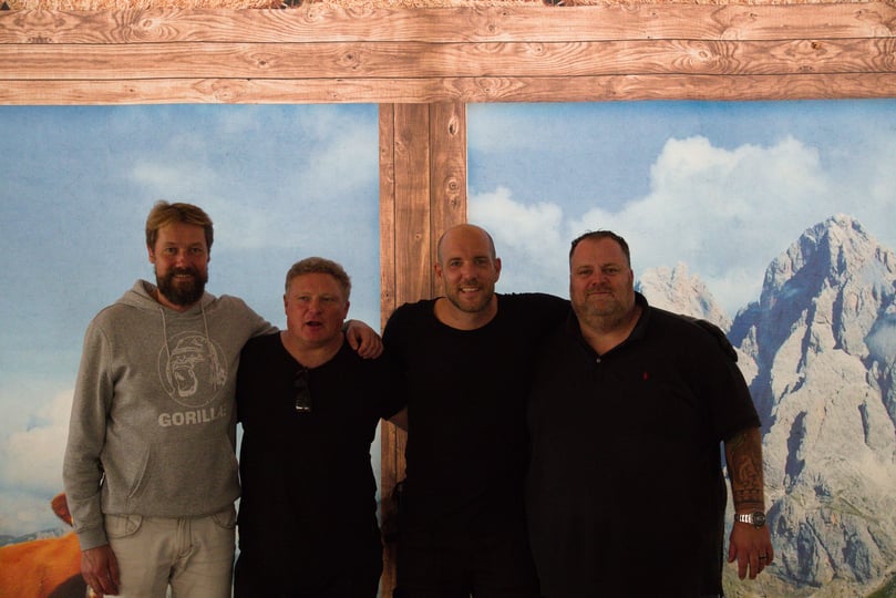 Die Köpfe hinter dem Oktoberfest (v.l.): Bernd Redeker, Pitti Duyster, Christian Wasmuth und Axel Bröker. 