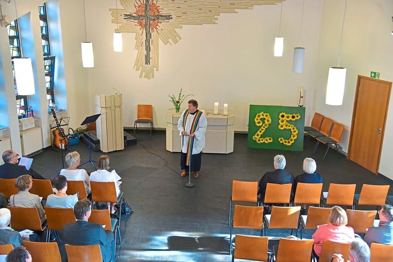 Die Hospizbewegung Nottuln feierte ihr 25-jähriges Bestehen mit einem Festakt. Zuvor wurde ein Gottesdienst gefeiert.