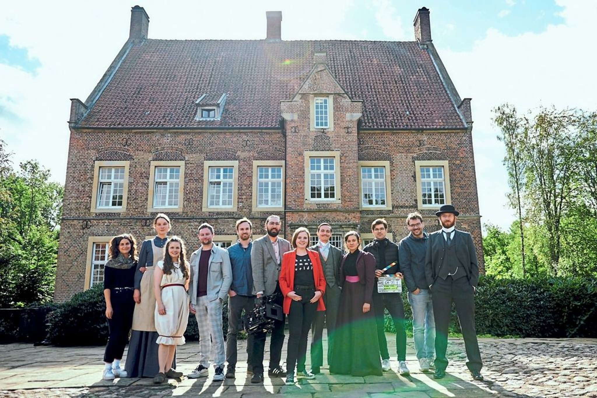 Dreharbeiten für „Haus Kummerveldt“ auf Haus Welbergen