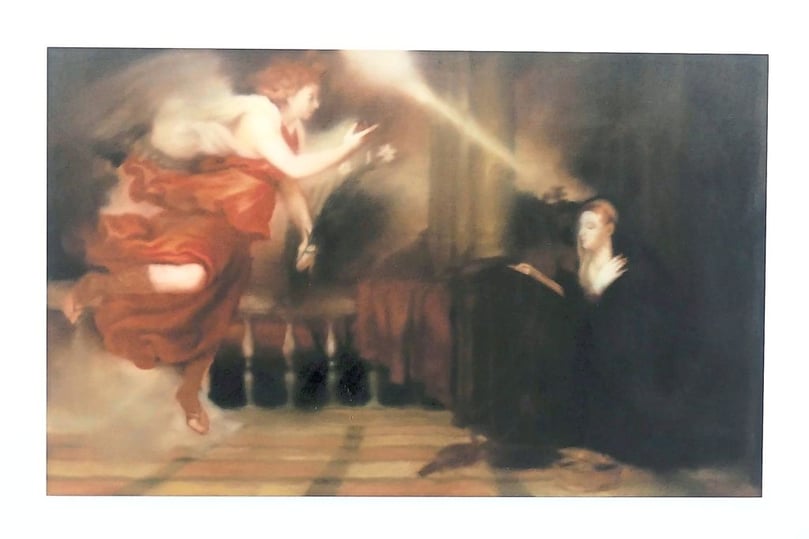 Gerhard Richter bei Mike Karstens: Verkündigung (nach Tizian), 2015 Gicléedruck Auflage 50 (Leihgabe)