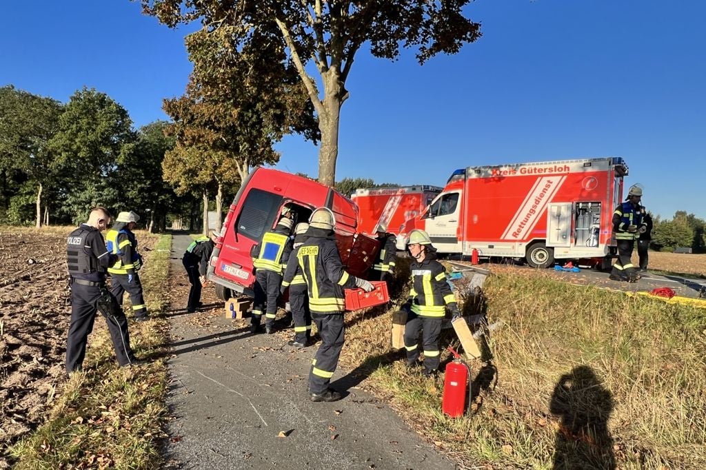 Sassenberg: 58-Jähriger Bei Schwerem Unfall Lebensgefährlich Verletzt