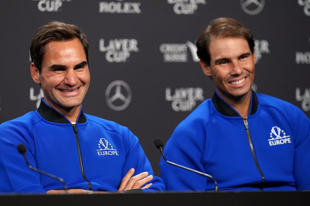 Federer se despide de Nadal