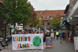 Am Freitagnachmittag zog die Klima-Demo durch die Dülmener Innenstadt.