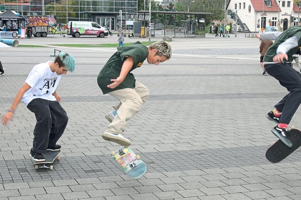 Gemeinsam Spaß am Skaten