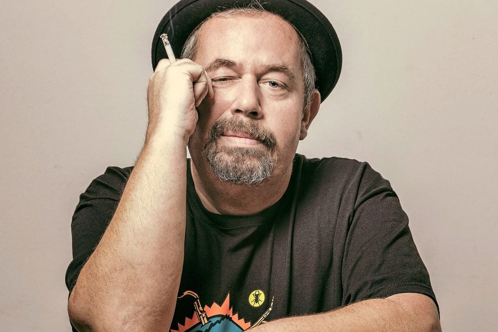Tommy Schneller in der Schmiede