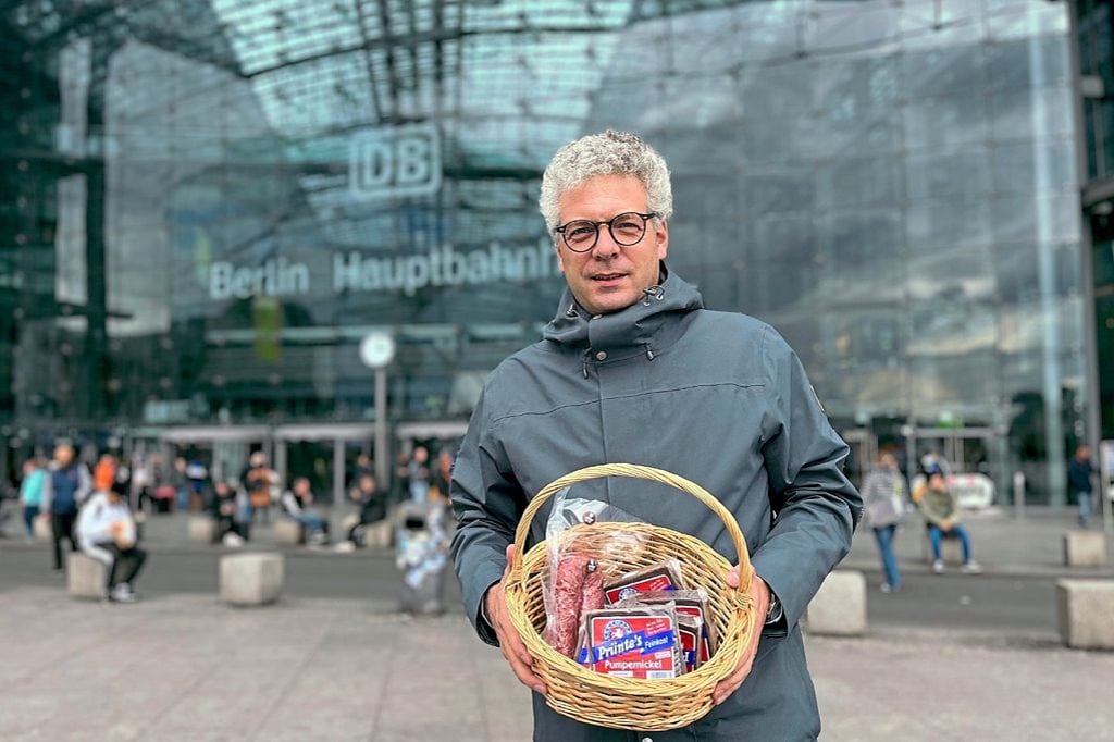 Mit Pumpernickel und Mettwurst ins Parlament