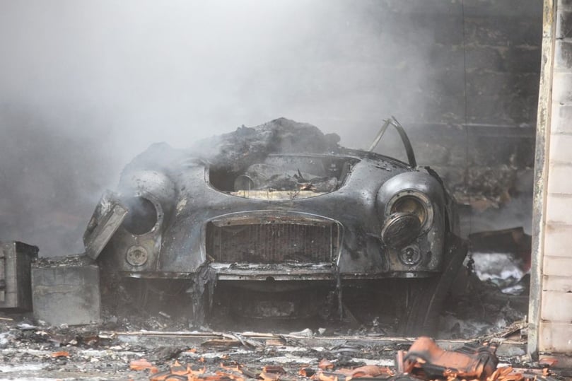 Oldtimerbrand in Rinkerode