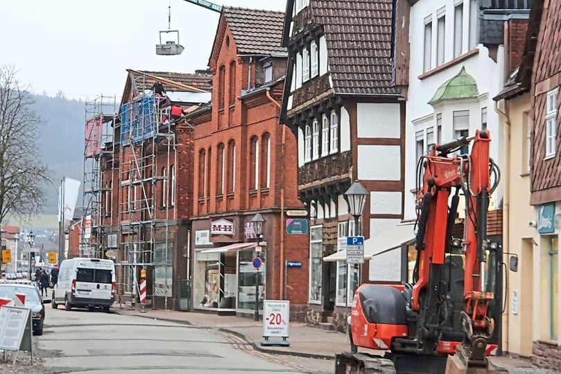Baustelle Nikolaistraße Höxter