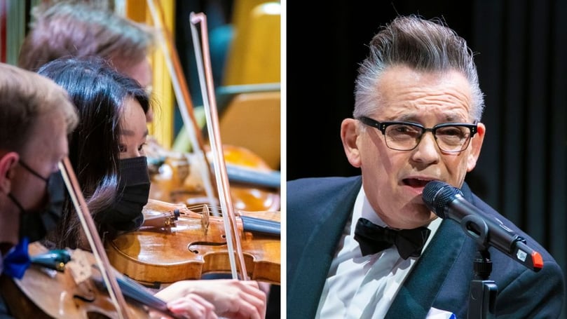 Ein Konzert trotz Corona: Am Neujahrstag 2022 verhinderte die Pandemie das Neujahrskonzert im Theater Münster noch - am 28. Januar 2022 feierte das erste von nun vier Konzerten Premiere.
