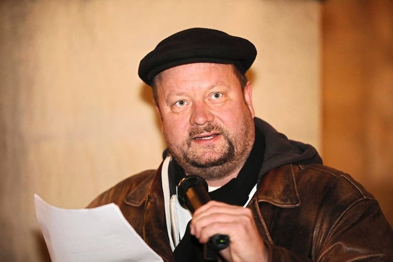 Carsten Peters vom Bündnis „Keinen Meter den Nazis“