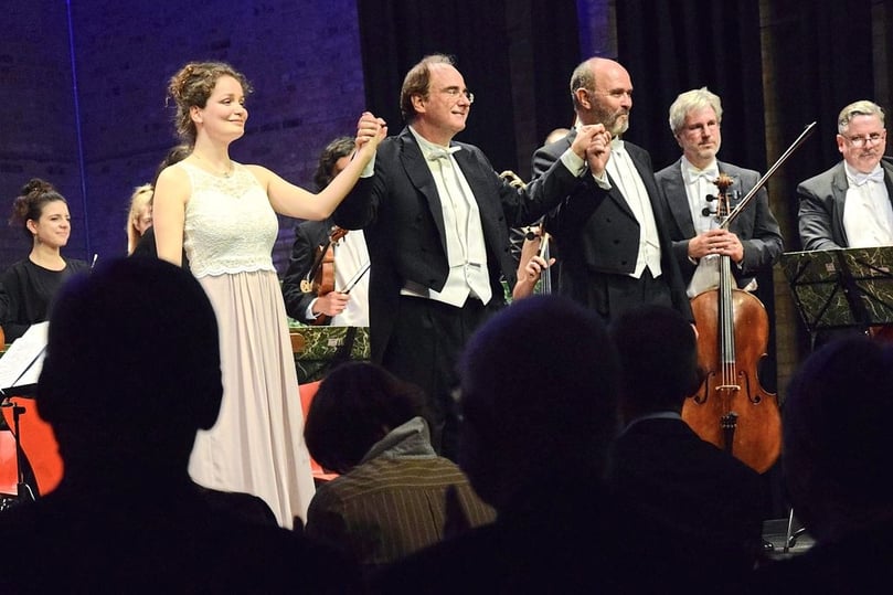 Thomas Peter und Annemarie Pfahler waren die Solisten des Konzerts.