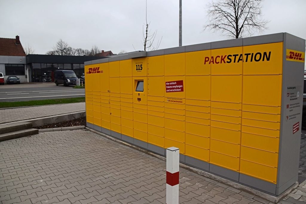 Packstation mit 93 Fächern in Betrieb