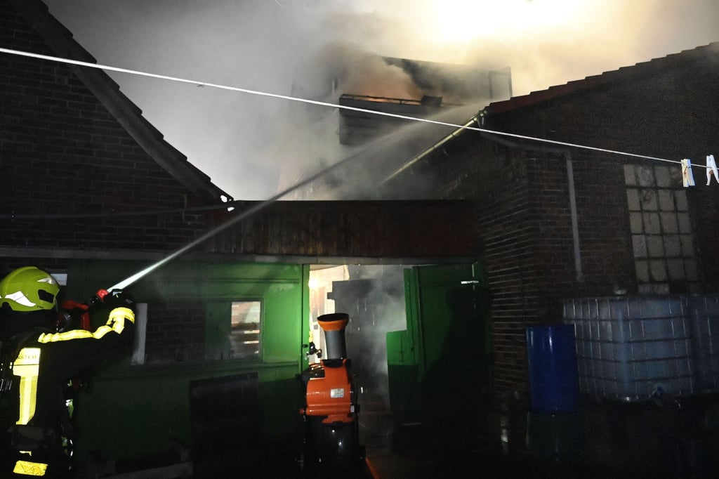 Dachstuhlbrand in Albachten