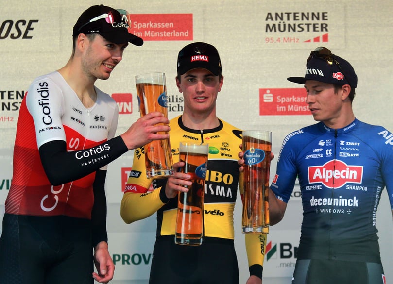 Münsterland Giro 2022 - 1. Olav Kooij 2. Jesper Philipsen 3. Max Walscheid
